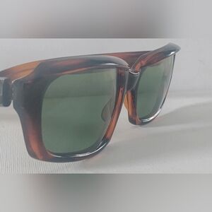 Vintage Large Faux Tortoise Sunglass NOS  ITALY
